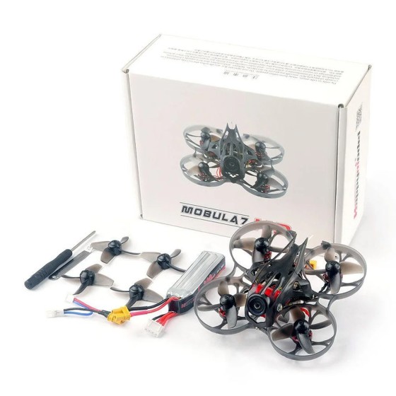 Happymodel Mobula7 75mm 1S Whoop Drone Runcam Nano 3 RS0802 Brushless Motor OPEN VTX ELRS Accessories